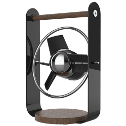Ventilador de Mesa USB com 2 Velocidades e Lâminas Macias, 5V, SHARPER IMAGE FA1 0098 06, Preto