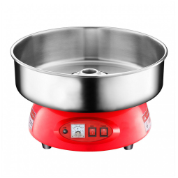 Máquina de Algodão Doce Elétrica, 110v, PARTYHUT, Vermelho