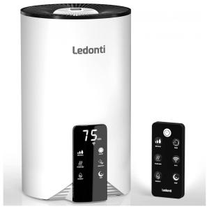 Ledonti Umidificador Ultrassônico Portátil 4L com Aromaterapia, até 40H, Área 27m2, 110V, Preto
