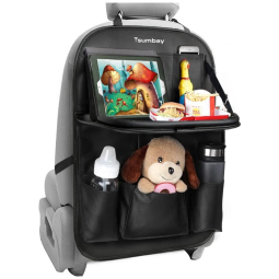 Organizador Veicular para Banco Traseiro com Suporte para Tablet, 1 Un, TSUMBAY, Preto