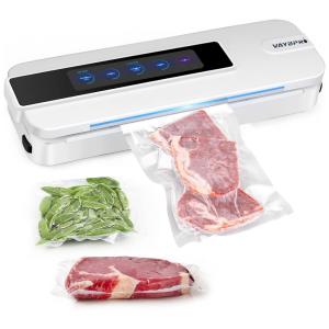Seladora a Vácuo Automática para Alimentos Secos e Úmidos com 10 Unidades de Sacos e Controle Digital, 110V, Vayepro, Branca