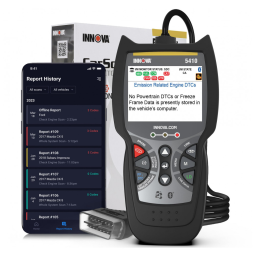 Scanner Automotivo com Sistema de Diagnóstico Profissional Obd2, 12V, INNOVA 5410, Amarelo