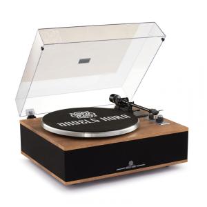 Vitrola Toca Discos Retrô 2 Velocidades com Bluetooth e Alto Falantes Embutidos, 110v, ANGELS HORN HP H019 0R US, Preto