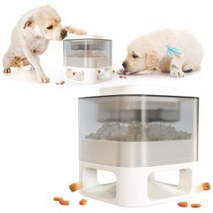 Alimentador Lento para Cães para Treinamento, FITHOOD, Branco