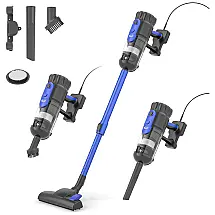 Aspirador de Pó Multifuncional com Acessórios e Sucção Potente 18000PA, 11OV, Besswin, Azul