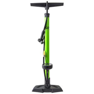 CyclingDeal Bomba de Piso Ergonômica para Bicicleta com Medidor e Válvula Inteligente 160 PSI, Verde