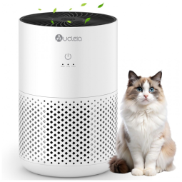 Purificador de Ar para Ambientes até 54m² com Filtro H13 HEPA, Função de Aromaterapia e Baixo Consumo de Energia, 110V 5W, Aucleia KQ-31