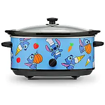 Panela Elétrica de 7 L Personalizada Lilo e Stitch, 240W, 110v, DISNEY DLS 71, Azul