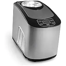WATOOR Máquina de Sorvete Automática 1.4L, 110V, Cinza