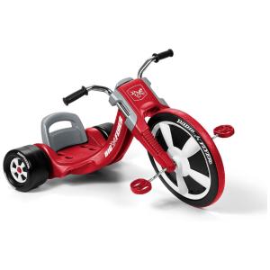 Triciclo Infantil para crianças de 3 a 7 Anos, Radio Flyer Deluxe Big Flyer, Vermelho