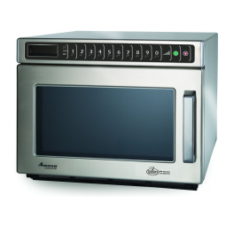 Forno Micro-ondas Comercial Amana HDC182 Compacto de Alta Resistência, 1800W, Aço Inoxidável