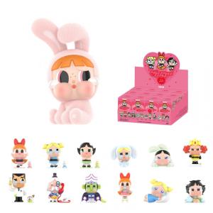 Blind Box,Mini Bonecas CRYBABY x Meninas Superpoderosas da POP MART, Kit com 12 Mini Bonecas CRYBABY em Embalagem Surpresa