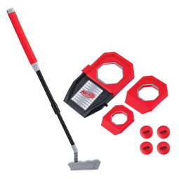 Kit de Golfe com Bola, Taco, Rampa e Suporte para Crianças, Nerf, Vermelho