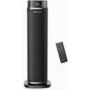 TaoTronics Space Heater, 1500W Fast Quiet Heating Ceramic Tower Electric Heater Oscillating Portable Heaters for Indoor, Office, Bedroom