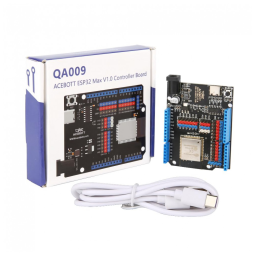 Placa de desenvolvimento ACEBOTT ESP32 Max V1.0 QA009 Wi‑Fi Bluetooth USB‑C compatível Arduino IDE MicroPython para projetos IoT e robótica