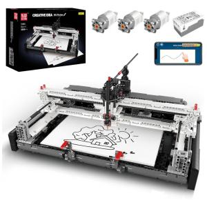 Kit de Construção Plotter com 3088 Peças e Controle Remoto via APP para Crianças e Adultos, Mould King