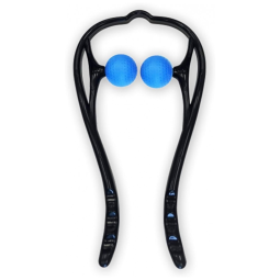 CuraCane Massageador Manual de Acupressão para Pescoço com 4 Pontos de Gatilho e Alça Ergonômica, INTIMD, Preto