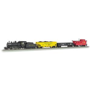 Conjunto de Trem Trenzinho Elétrico Escala 187, BACHMANN TRAINS 825, Preto