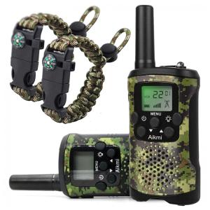 Rádio Comunicador Walkie Talkie Aikmi para Crianças, Rádio Bidirecional de 22 Canais, Alcance de 4,8 km, Brinquedo Durável, Melhor Presente