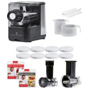 Máquina de Macarrão Automática Multifuncional com 8 Formas Aço Inoxidável, 110v, EMERIL EVERYDAY, Preto