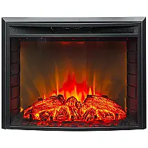 Lareira Elétrica de Embutir A53x70L com Controle Remoto e Temporizador, 110V, FIREBLAZE, Preta