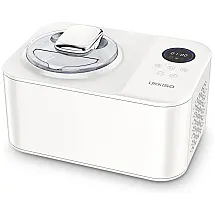 Máquina de Sorvete Automática e Elétrica até 1.2L com Controle Digital, Branca, 110v, UKKISO SU I12A, Branco