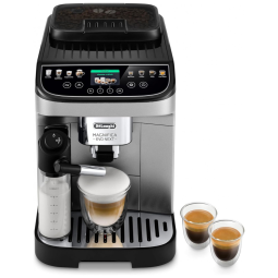Máquina de Espresso Automática De'Longhi Magnifica Evo Next Prata com Moedor Integrado e Espumador, 13 Receitas, 110V