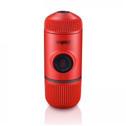Cafeteira Elétrica Programável Mini Expresso Manual Portátil 18 Bar, WACACO NANOPRESSO RED FBA, Vermelho