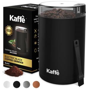 Kaffe Moedor de Café em Grãos 100g de Aço Inoxidável, 110V, Preto