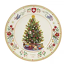 Prata Raso Natalino para Jantar, Porcelana, Lenox 896240 2024, Branco