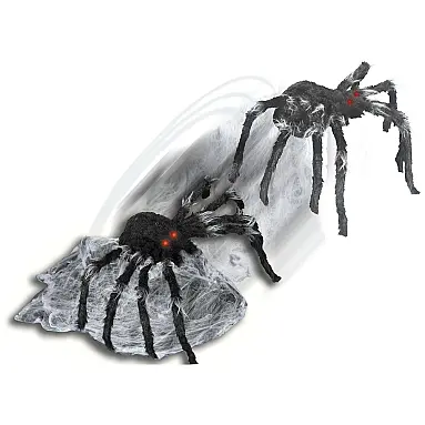 Aranha Animatronica com Luzes e