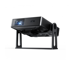 Projetor a laser portátil NexiGo Nova Mini com suporte gimbal, Google TV, 1200 lumens, 1080p, tela até 150" 110V