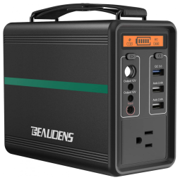 BEAUDENS Estação de Energia Portátil 166W AC 110V e USB Adaptador AC Carregador de Carro
