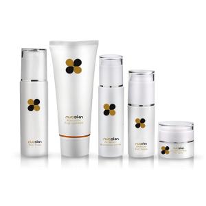 Kit Skincare Comnpleto Inclui de Loção Tônica para o Dia e Noite, 5 Produtos, NUASKIN, Branco