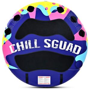 XGEAR Boia Rebocável Inflável Para 3 Pessoas, Resistente, Roxa