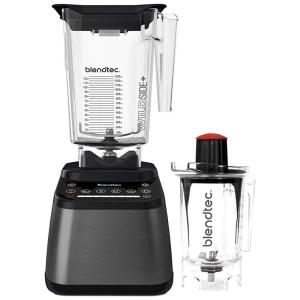 Liquidificador Profissional 2,6 Litros com 100 Velocidades, 6 Ciclos, Jarra Twister 1L, 110V 1800W, Blendtec, Preto Gunmetal