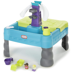 Mesa Divertida 2 em 1 para Areia e Água com Acessórios, para Crianças de 2 a 8 Anos, LITTLE TIKES XCL641213M, Azul