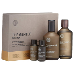 Gentle for Men Anti Aging Skincare Gift Set Reafirmação e alisamento da pele Restauração da elasticidade e rejuvenescimento da pele