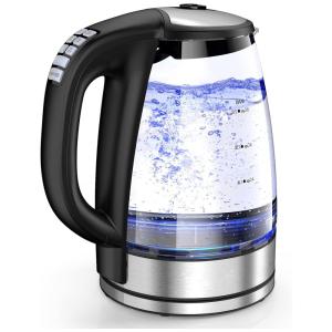 Chaleira Elétrica 2L, com Desligamento Automático, 1200W, 110v, GEMX COFFEE, Preto