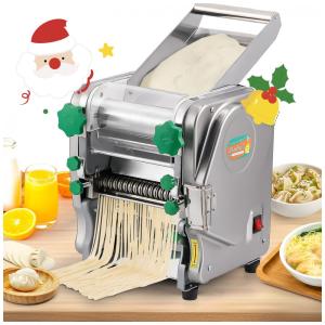 Máquina de Macarrão Elétrica Comercial Newhai 2 em 1 Automática - Ajuste de Espessura de Massa - Máquina Robusta de Rolamento de Massa de