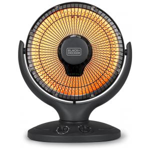 Aquecedor Elétrico Portátil com Temporizador e Aquece até 15m2, 800W 110V, BLACK DECKER, Preto