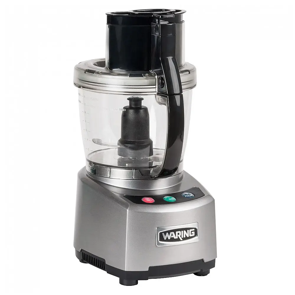 Waring WFP16S Processador de Alimentos com Tigela de 3,8 L - 2 CV, 110V