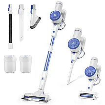 Aspirador de Pó sem Fio 10 em 1 Potente 25 kpa até 70 Min de Ação, 110v, AFODDON A200Pro, Branco