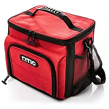 RTIC Bolsa Térmica Portátil 15L, Mantém Quente, Frio Por até 5H, Vermelho