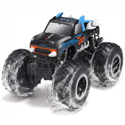 Monstro Truck Pickup 116 à Prova d'Água - Carro RC Anfíbio Controle Remoto - Todoterreno 4WD para Crianças de 4 a 12 Anos,Threeking