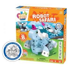 Kit de Construção Cientifica 8 Animais Motorizados para Idades de 5 a 7 Anos, Thames Kosmos