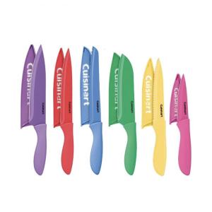 Conjunto de Facas com Revestimento em Cerâmica, 6 peças, Cuisinart, Coloridas