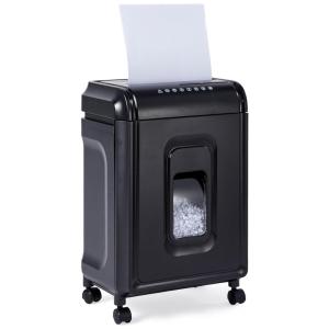 Fragmentadora de Papel 8 Folhas, Alta Segurança, Cesta Removível, 110V, AMZ, Preta