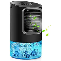 Climatizador, Individual 22cm, 3 Velocidades, 110v, KUUOTE, Preto