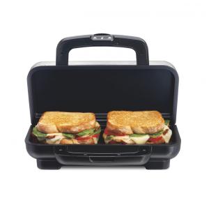 Sanduicheira Elétrica Antiaderente 2 Fatias, Aço Inox, 110v, PROCTOR SILEX 25415, Prateado